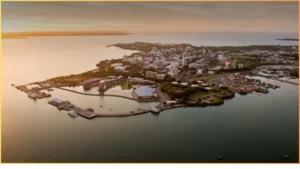 View on Darwin from the sky